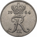 Дания 10 эре 1964 год