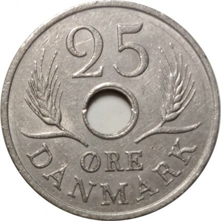 Дания 25 эре 1971 год