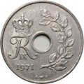 Дания 25 эре 1971 год