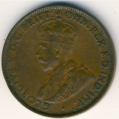 Австралия 1/2 пенни 1928 год