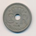Дания 25 эре 1924 год - Король Кристиан X