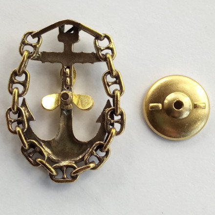 Знак ВМФ &quot;Старший механик&quot; СССР