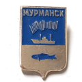 Значок Мурманск. Герб