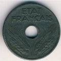 Франция 10 сантимов 1944 год - Режим Виши (Etat Francais)