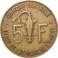 Западная Африка 5 франков 1970 год