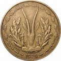 Западная Африка 5 франков 1970 год