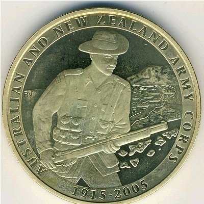 Австралия 1 доллар 2005 год - АНЗАК