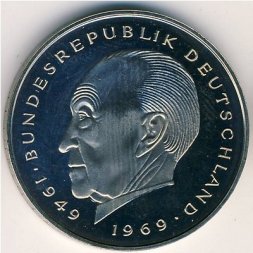 ФРГ 2 марки 1980 год