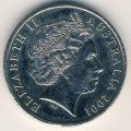 Австралия 20 центов 2001 год - 100-летие Федерации. Штат Новый Южный Уэльс
