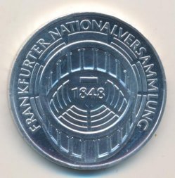 ФРГ 5 марок 1973 год - 125 лет со дня открытия Национального Собрания