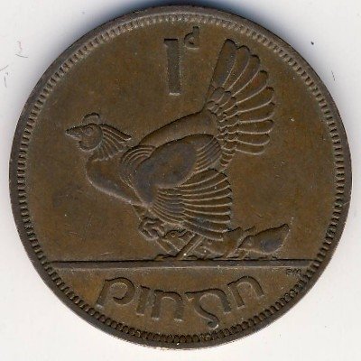 Ирландия 1 пенни 1950 год