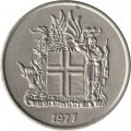Исландия 10 крон 1977 год