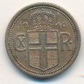 Исландия 25 эйре 1940 год