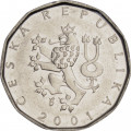 Чехия 2 кроны 2001 год
