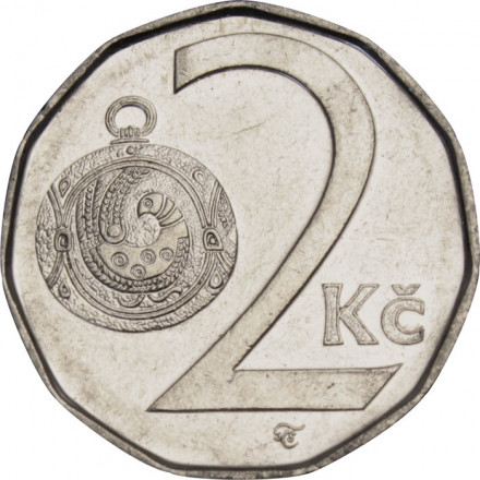 Чехия 2 кроны 2001 год
