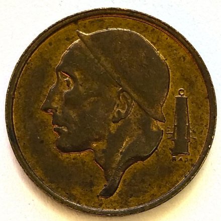 Бельгия 50 сантимов 1981 год BELGIQUE