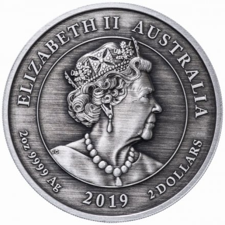 Австралия 2 доллара 2019 год - 200 лет королеве Виктории