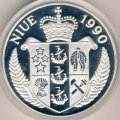 Ниуэ 100 долларов 1990 год - Чемпионат мира по футболу 1990 года в Италии