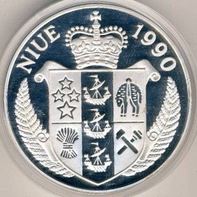 Ниуэ 100 долларов 1990 год - Чемпионат мира по футболу 1990 года в Италии