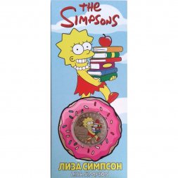 «Лиза Симпсон. The Simpsoрns» - Гравированная цветная монета 25 рублей в буклете