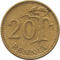 Финляндия 20 пенни 1976 год