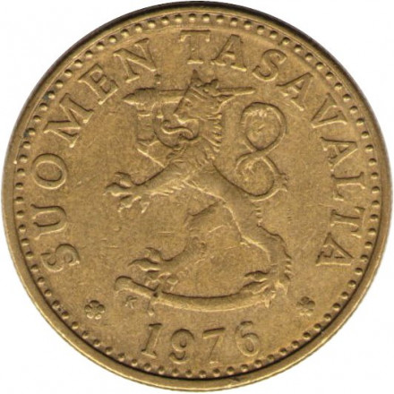 Финляндия 20 пенни 1976 год
