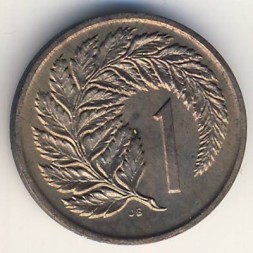 Новая Зеландия 1 цент 1977 год