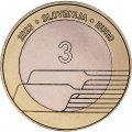 Словения 3 евро 2023 год - День словенского спорта