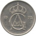 Швеция 50 эре 1973 год - Король Густав VI Адольф