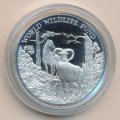 Кипр 1 фунт 1986 год - Фонд дикой природы WWF. Кипрский муфлон (серебро)