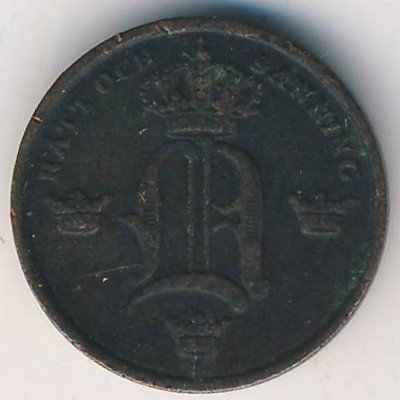 Швеция 1/6 скиллинга 1849 год