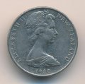 Новая Зеландия 10 центов 1980 год