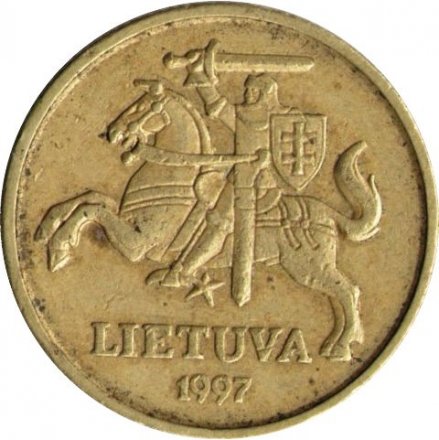 Литва 20 центов 1997 год