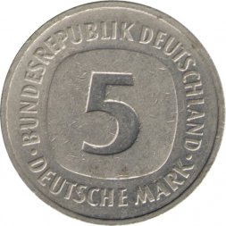 ФРГ 5 марок 1988 год (F)