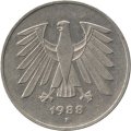 ФРГ 5 марок 1988 год (F)