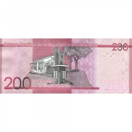 Доминикана 200 песо 2014 год - Сестры Мирабель UNC