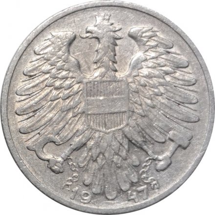 Австрия 1 шиллинг 1947 год