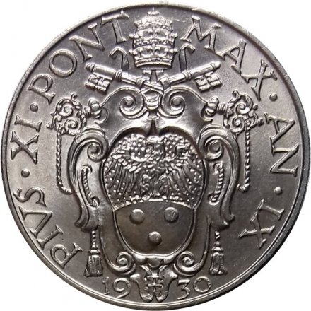 Ватикан 50 чентезимо 1930 год - Папа Пий XI