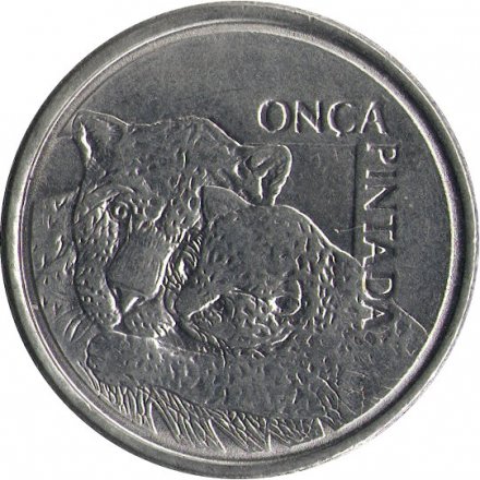 Бразилия 50 крузейро 1993 год - Ягуары (Onca Pintada)