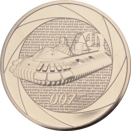 Великобритания 5 фунтов 2024 год - Джеймс Бонд, агент 007 - Умри, но не сейчас (в буклете)