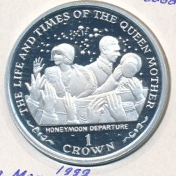 Остров Мэн 1 крона 1999 год