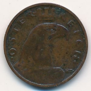 Австрия 1 грош 1928 год