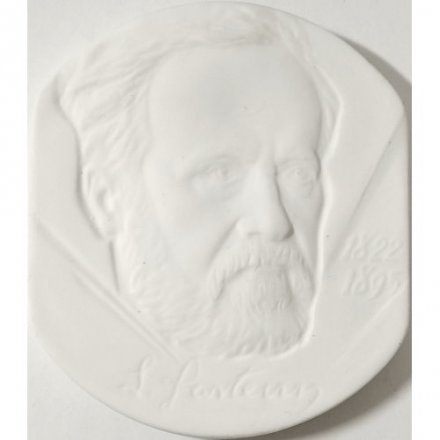 Медаль настольная Институт Пастера Ленинград. Луи Пастер 1822-1895