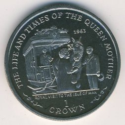 Остров Мэн 1 крона 2000 год