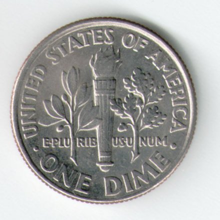 США 1 дайм (10 центов) 2007 год - Франклин Рузвельт (D)