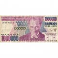 Турция 1000000 лир 1970 (1995) год - F
