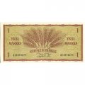 Финляндия 1 марка 1963 год - UNC (тип 1)