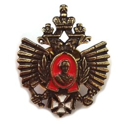 Знак фрачный Герб РФ "Суворовское военное училище"