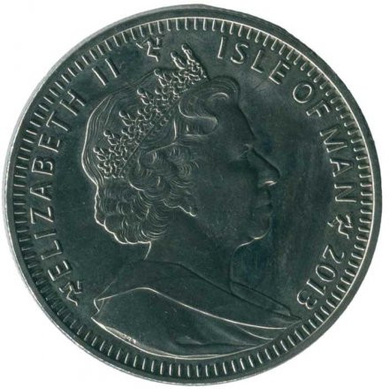 Остров Мэн 1 крона 2013 год - XXII зимние Олимпийские Игры - Кёрлинг