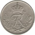 Дания 25 эре 1951 год
